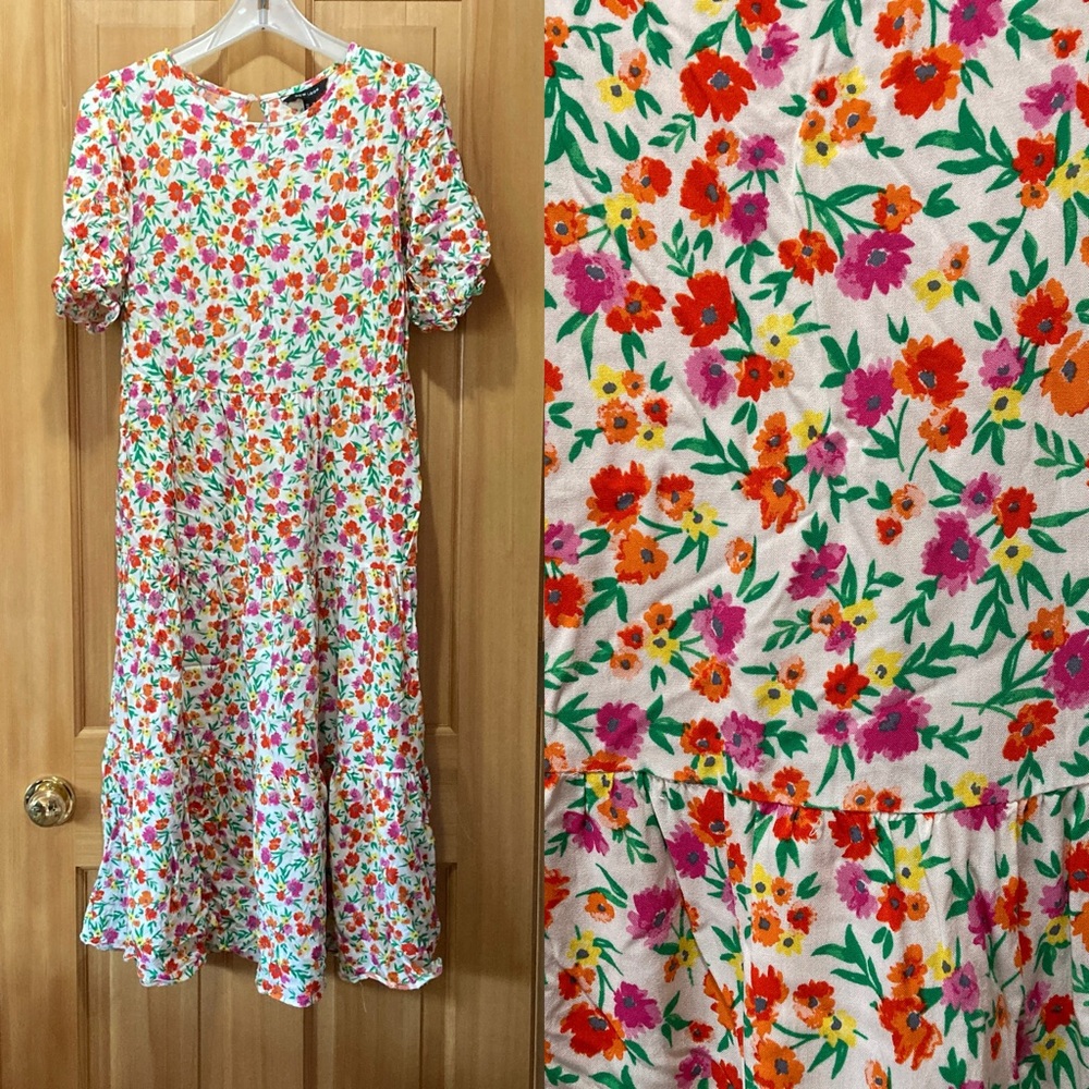 New Look Multicolor Floral Dress